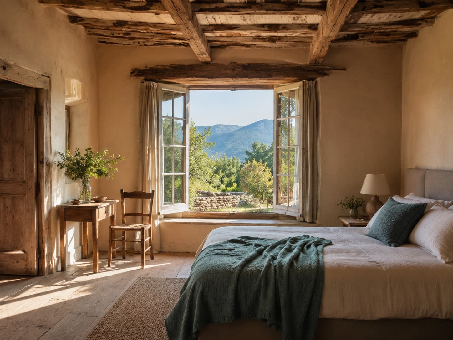 Countryside inn visual direction for an independent stay